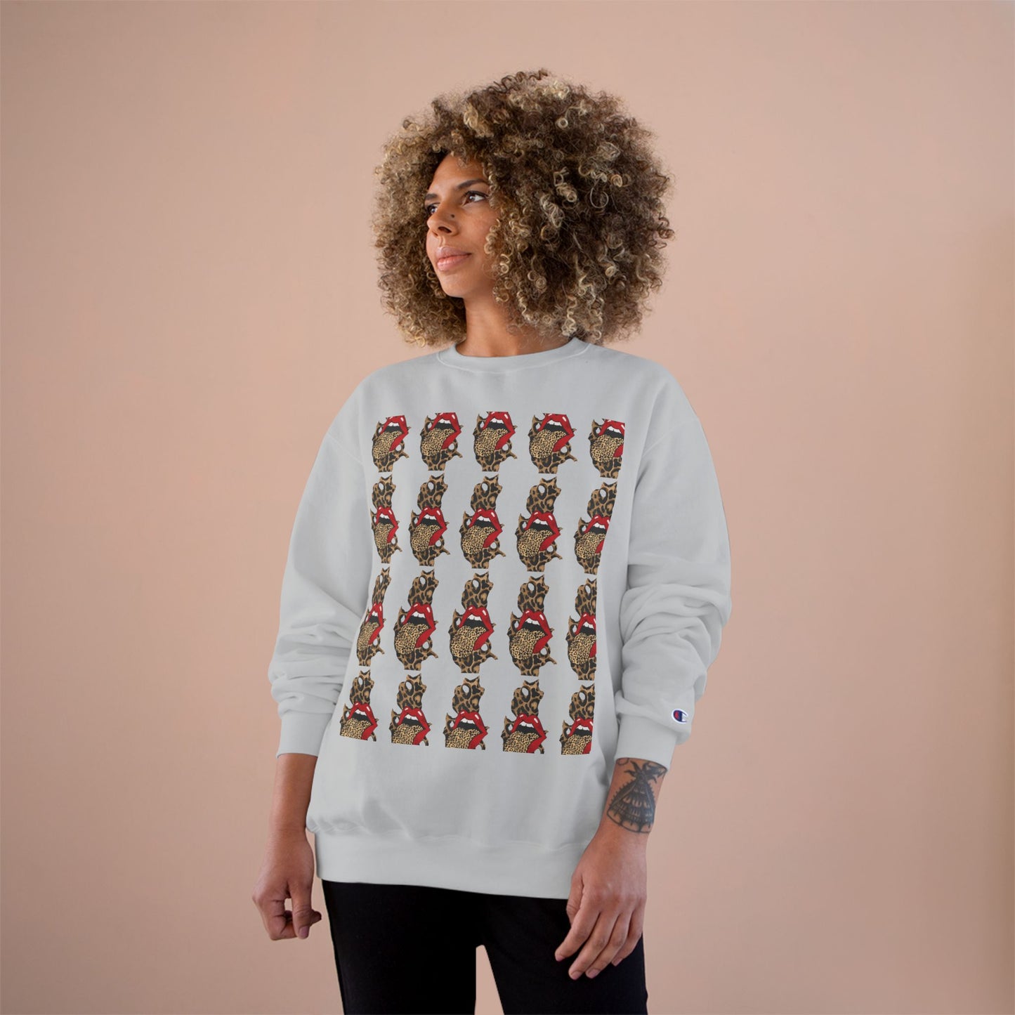 Women's Animal Print Sweatshirt - Champion