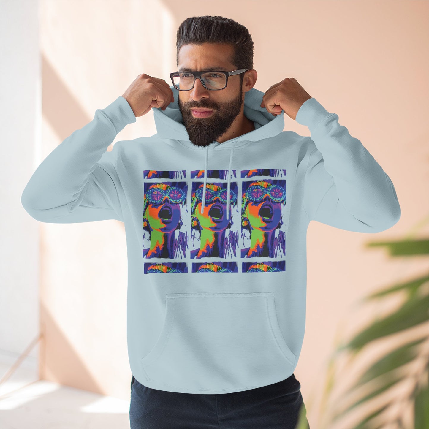 Vibrant Hoodie Couple Set for Men
