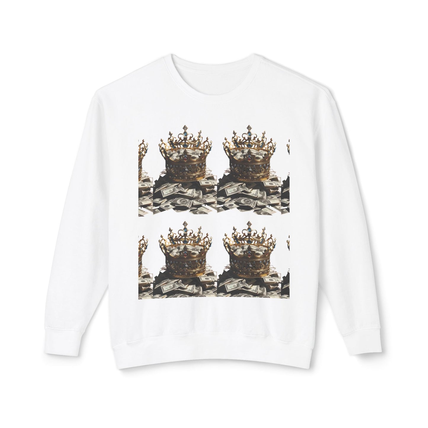 Limited Edition Crowned Comfort Men’s Lightweight Crewneck Sweatshirt