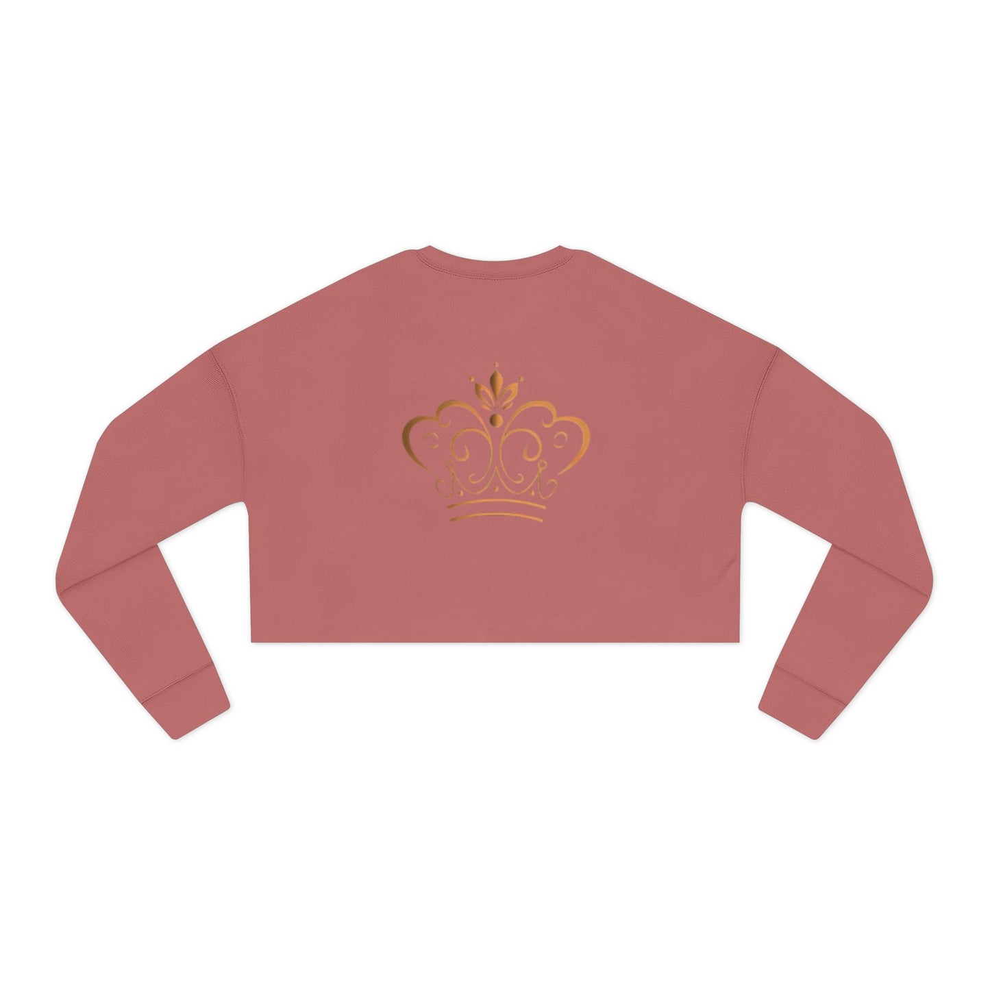 Crowned Queen Bliss Crop Top Hoodie Couple Set for Women