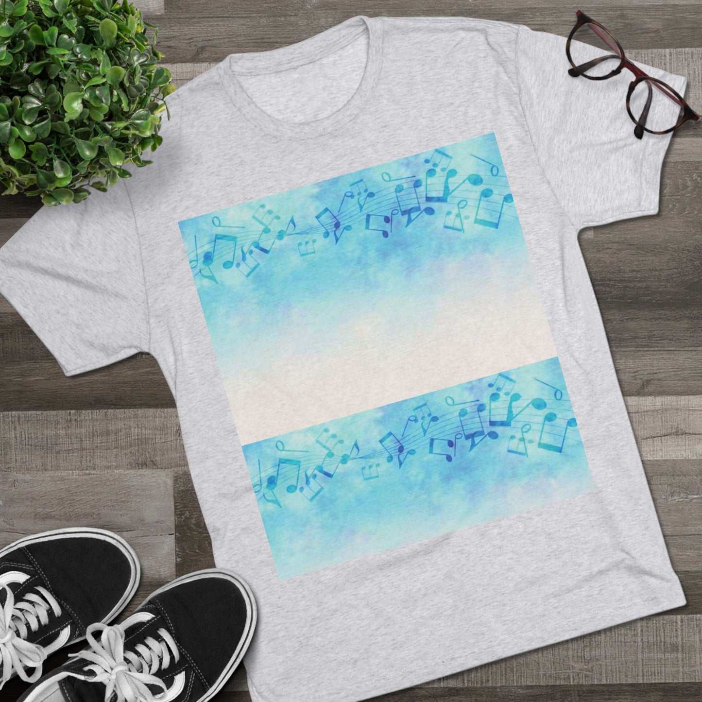 Men's Music Notes Tee