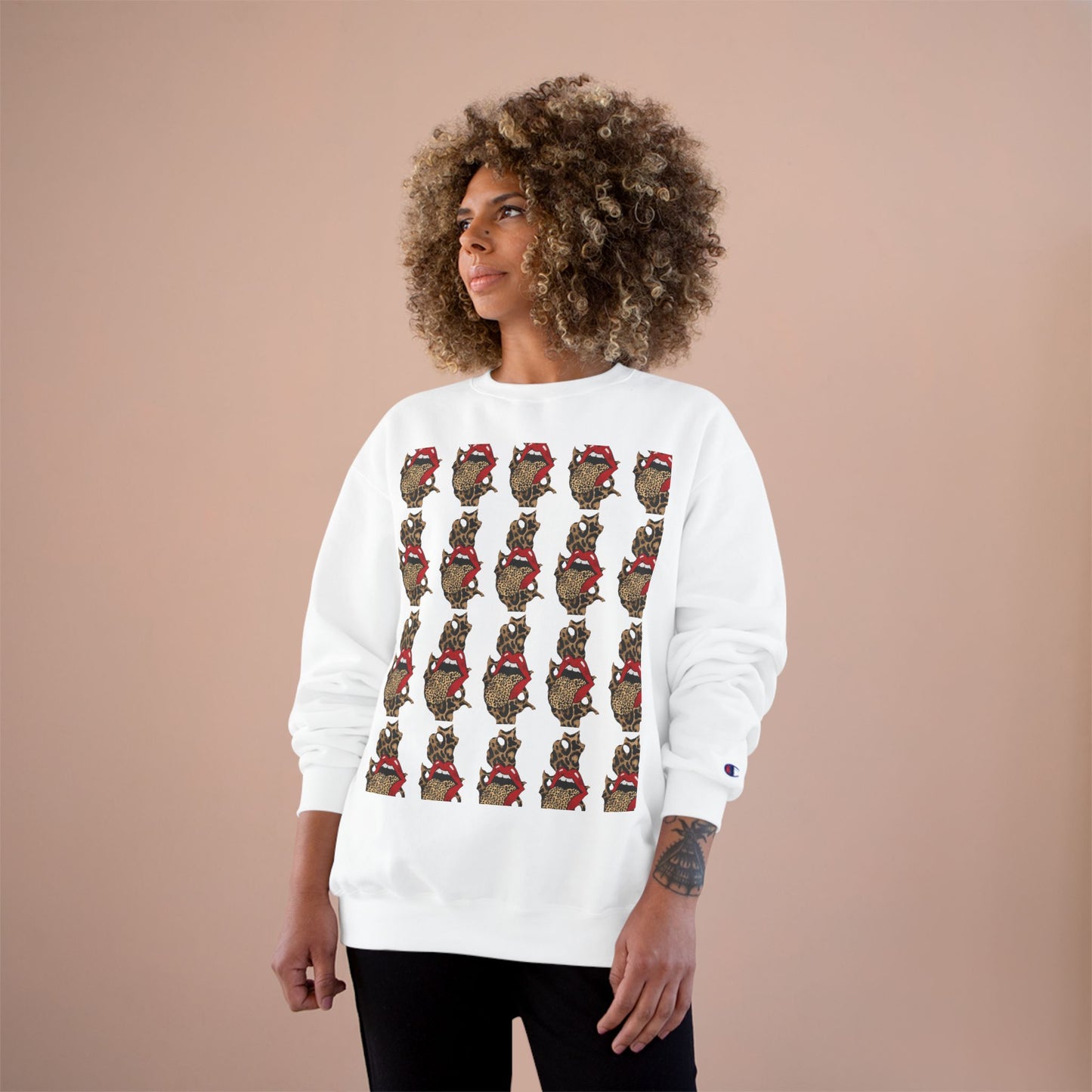 Women's Animal Print Sweatshirt - Champion