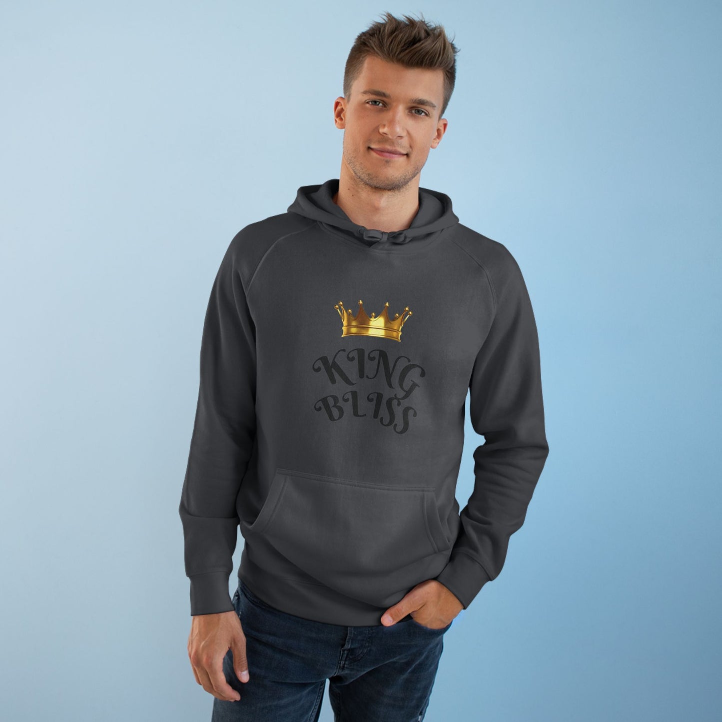 King Bliss Crown Hoodie Couple Set for Men