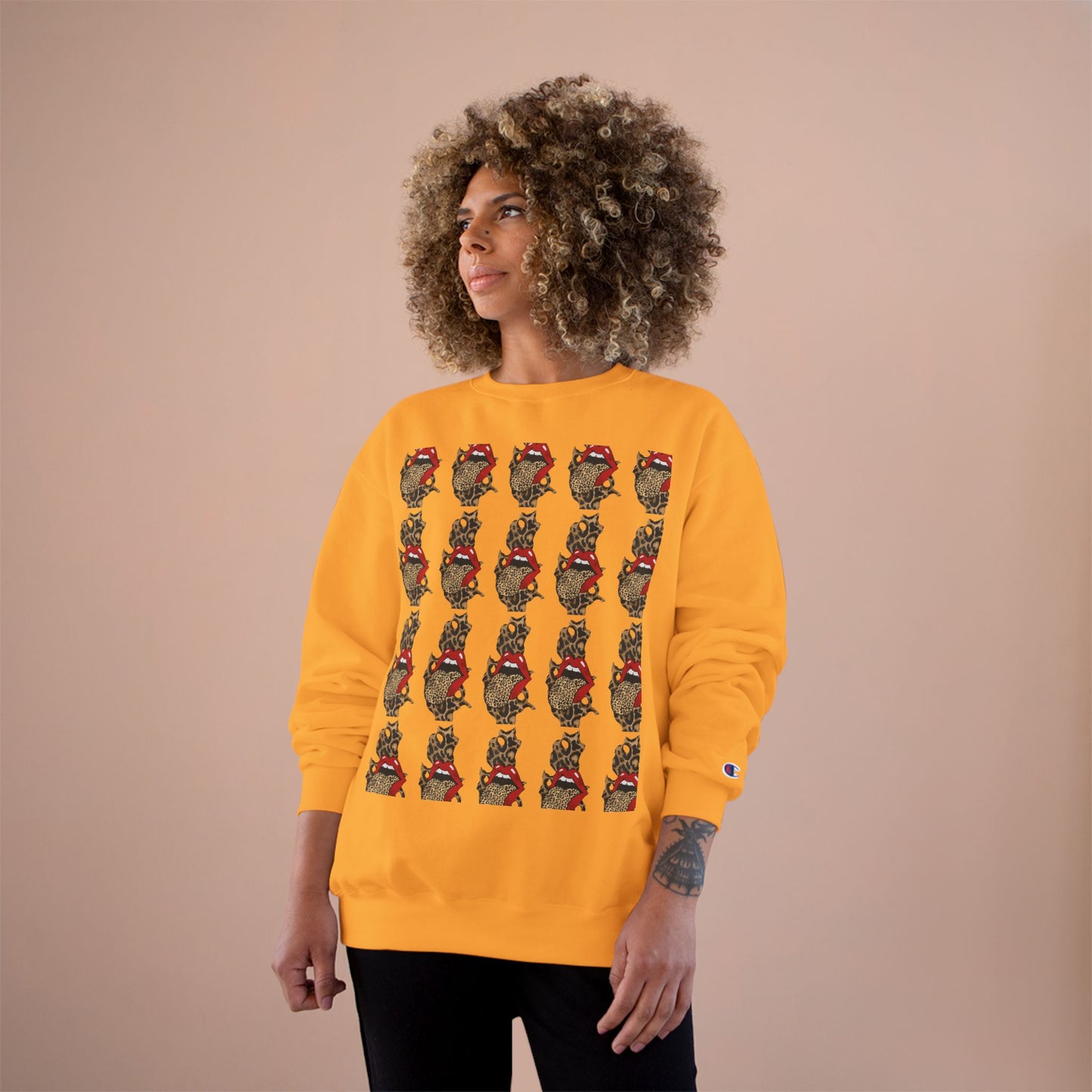 Women's Animal Print Sweatshirt - Champion