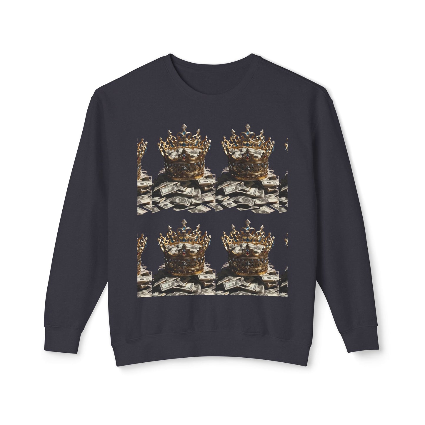 Limited Edition Crowned Comfort Men’s Lightweight Crewneck Sweatshirt