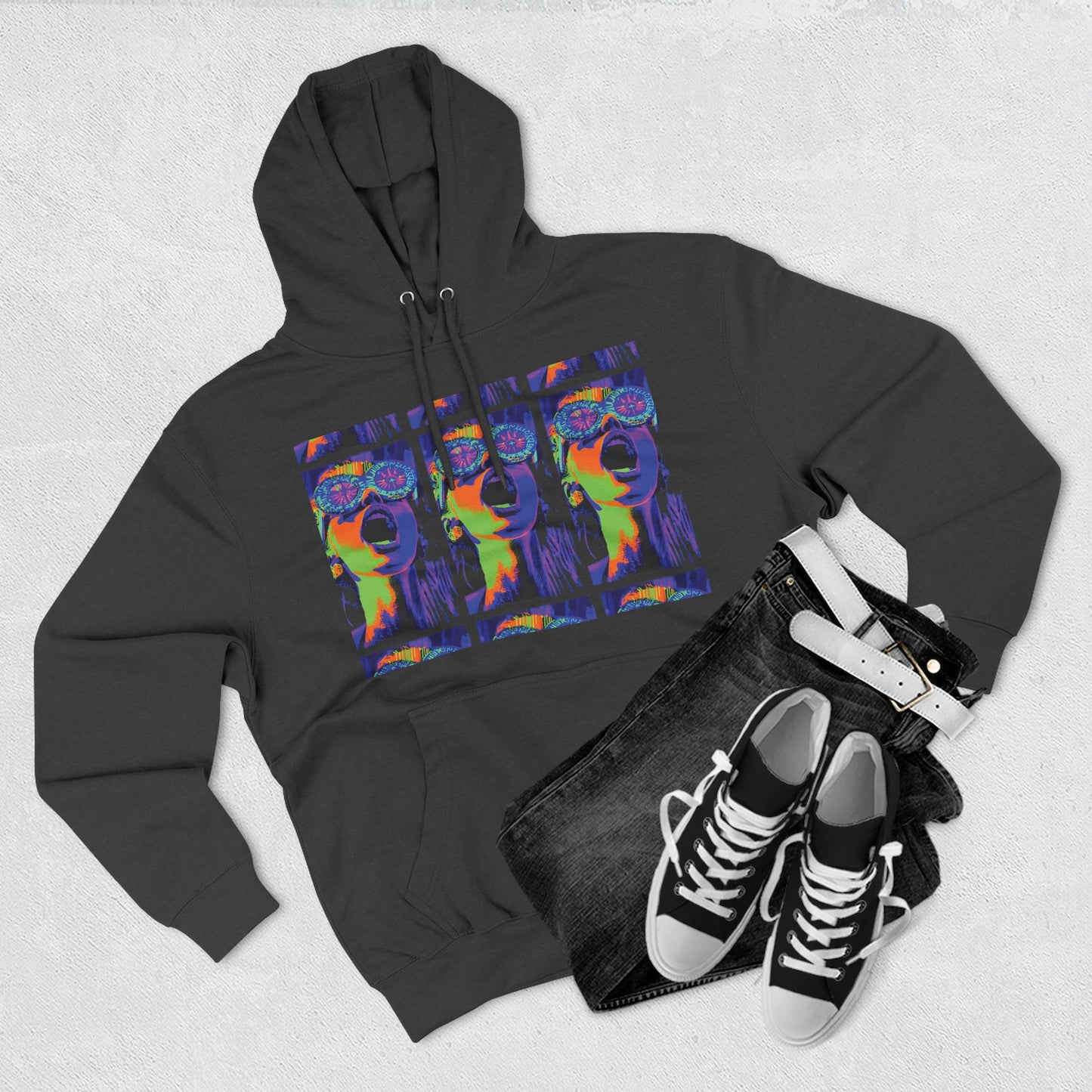 Vibrant Hoodie Couple Set for Men