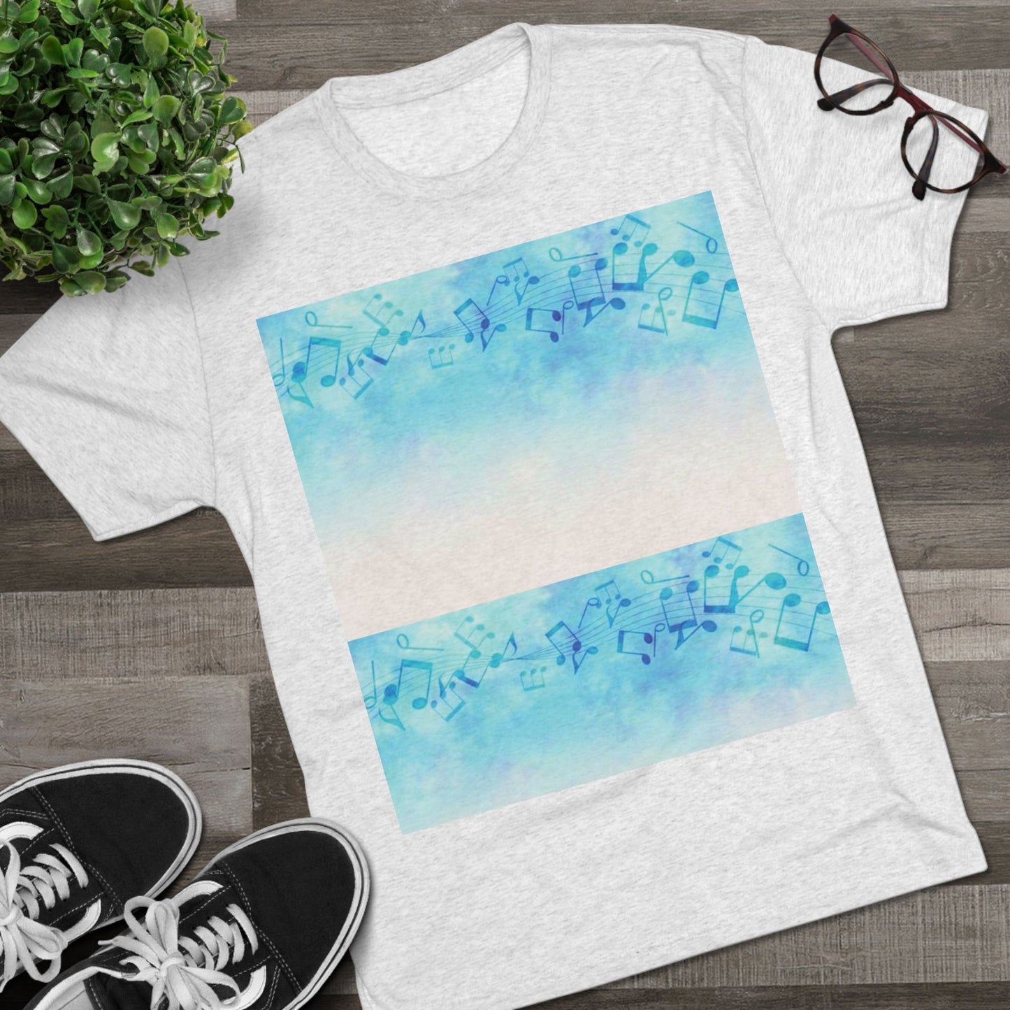 Men's Music Notes Tee