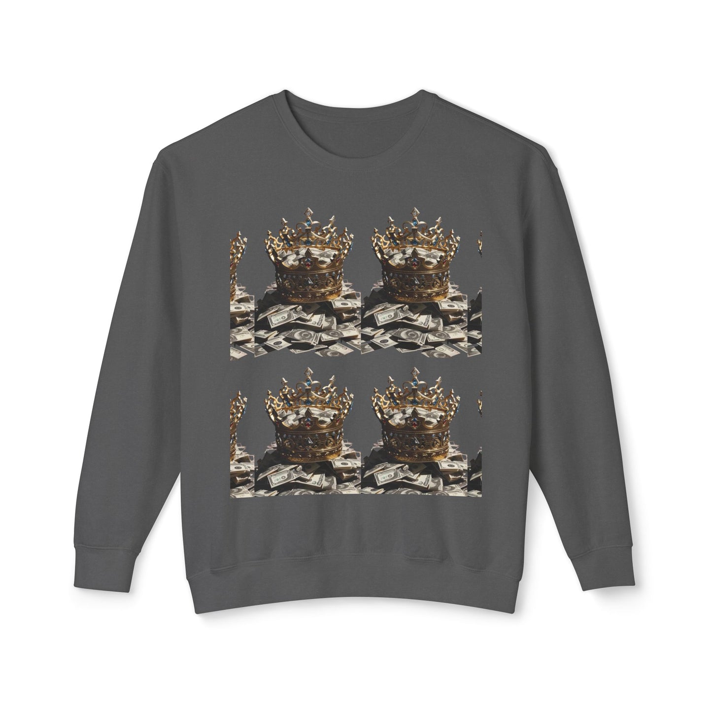 Limited Edition Crowned Comfort Men’s Lightweight Crewneck Sweatshirt