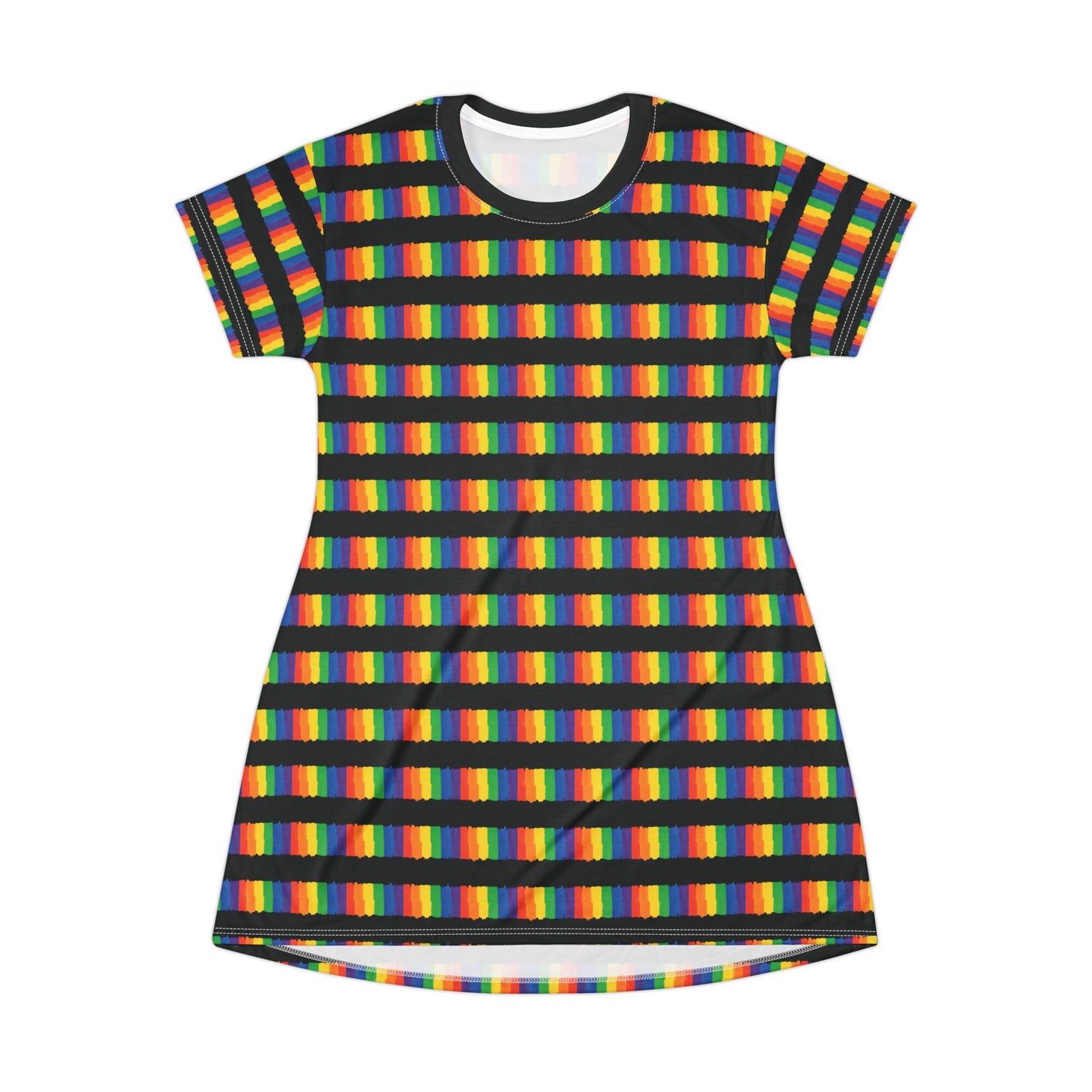 Rainbow Pride LGBTQ T-Shirt Dress