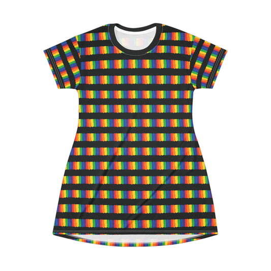 Rainbow Pride LGBTQ T-Shirt Dress