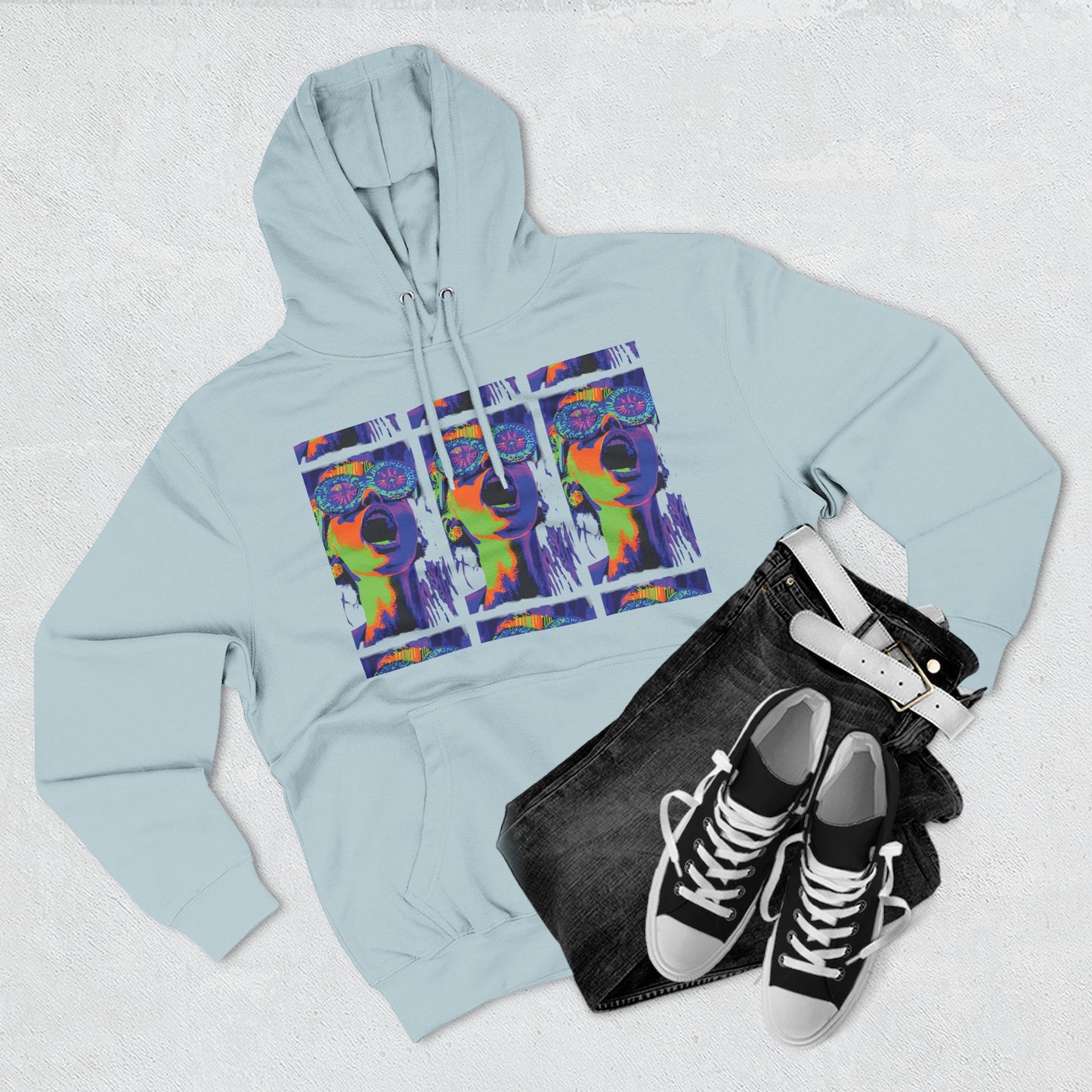 Vibrant Hoodie Couple Set for Men