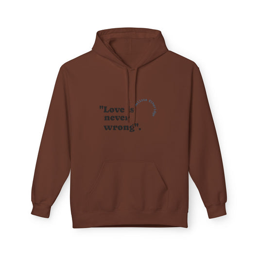 Unisex Pride Hoodie - Love Is Never Wrong