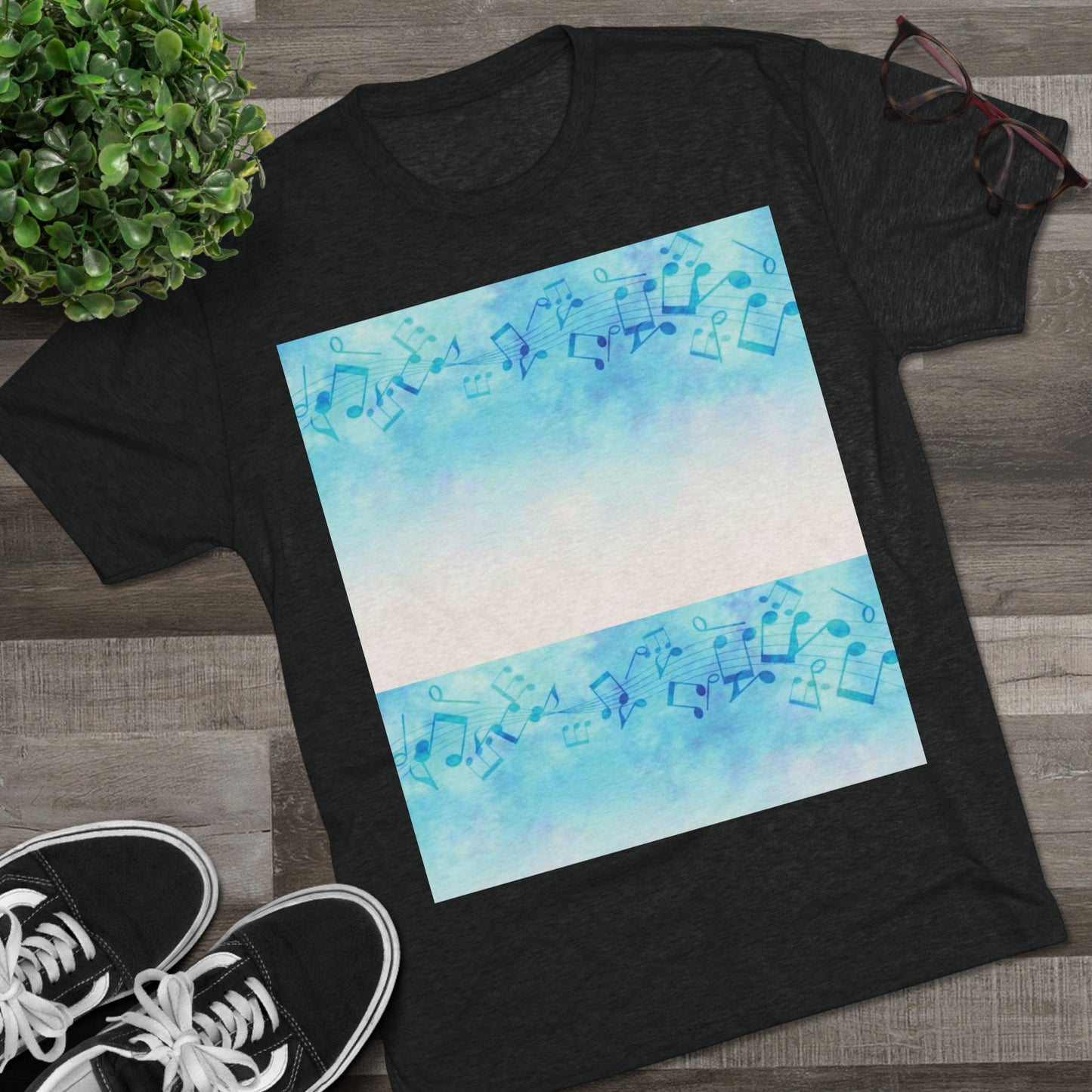 Men's Music Notes Tee