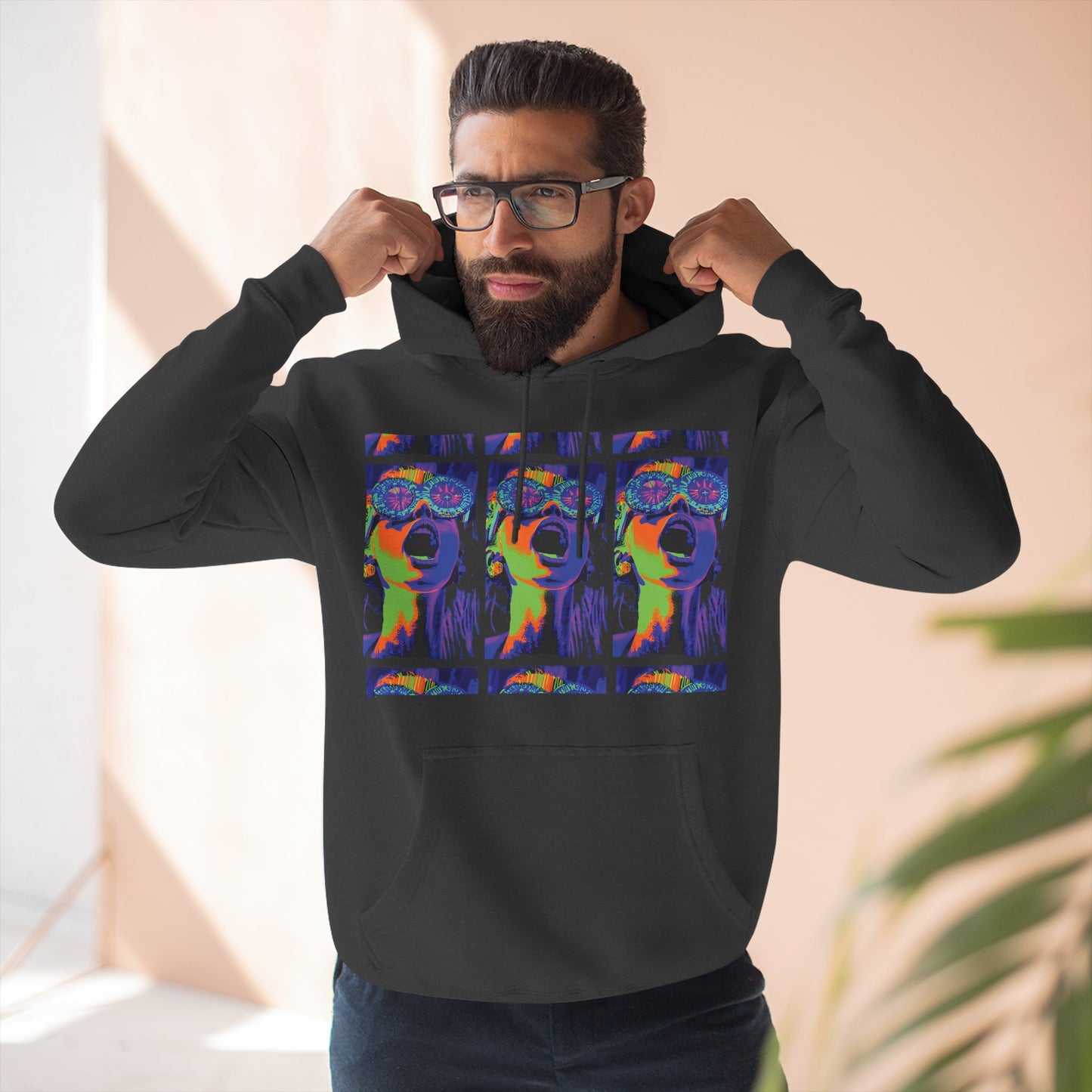 Vibrant Hoodie Couple Set for Men