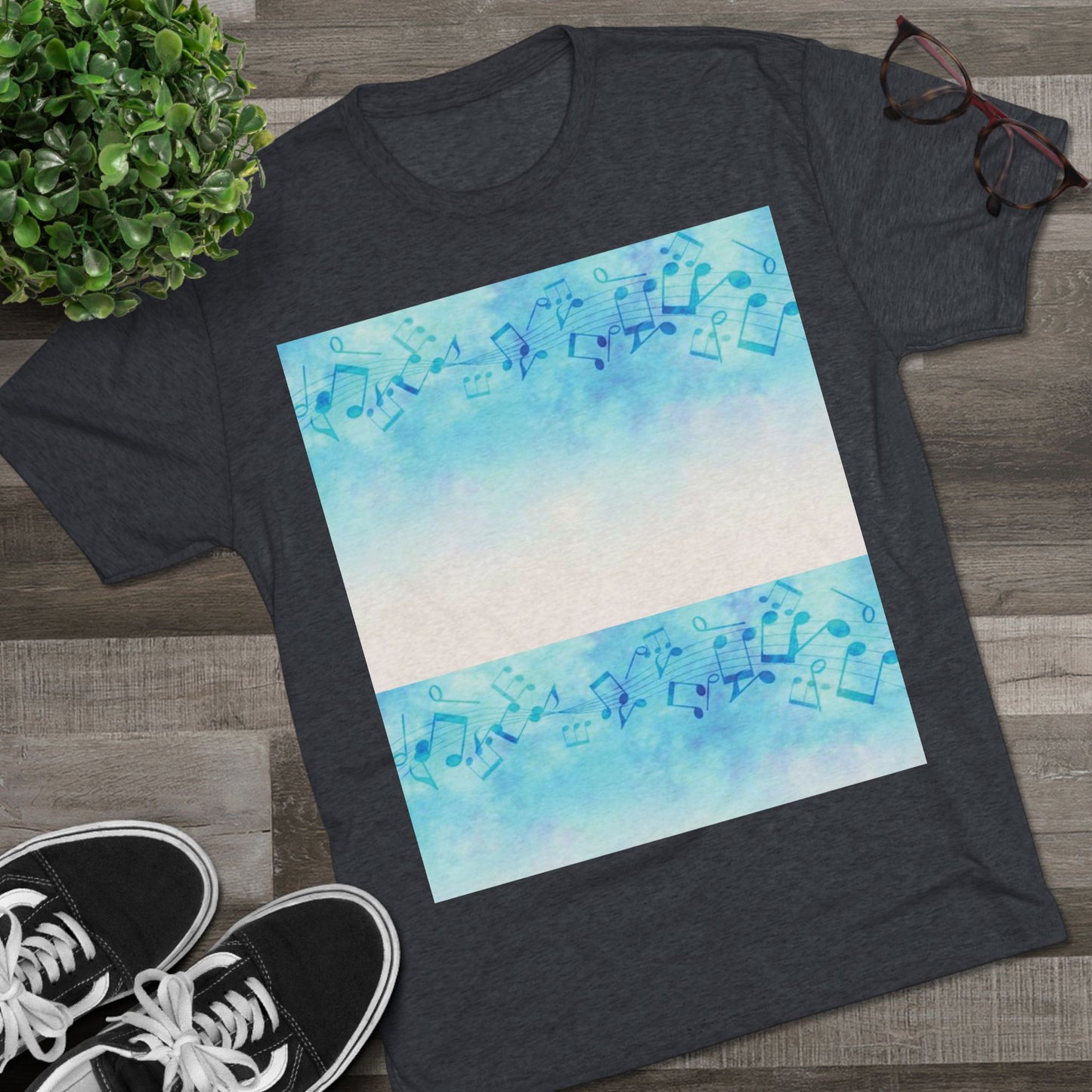 Men's Music Notes Tee