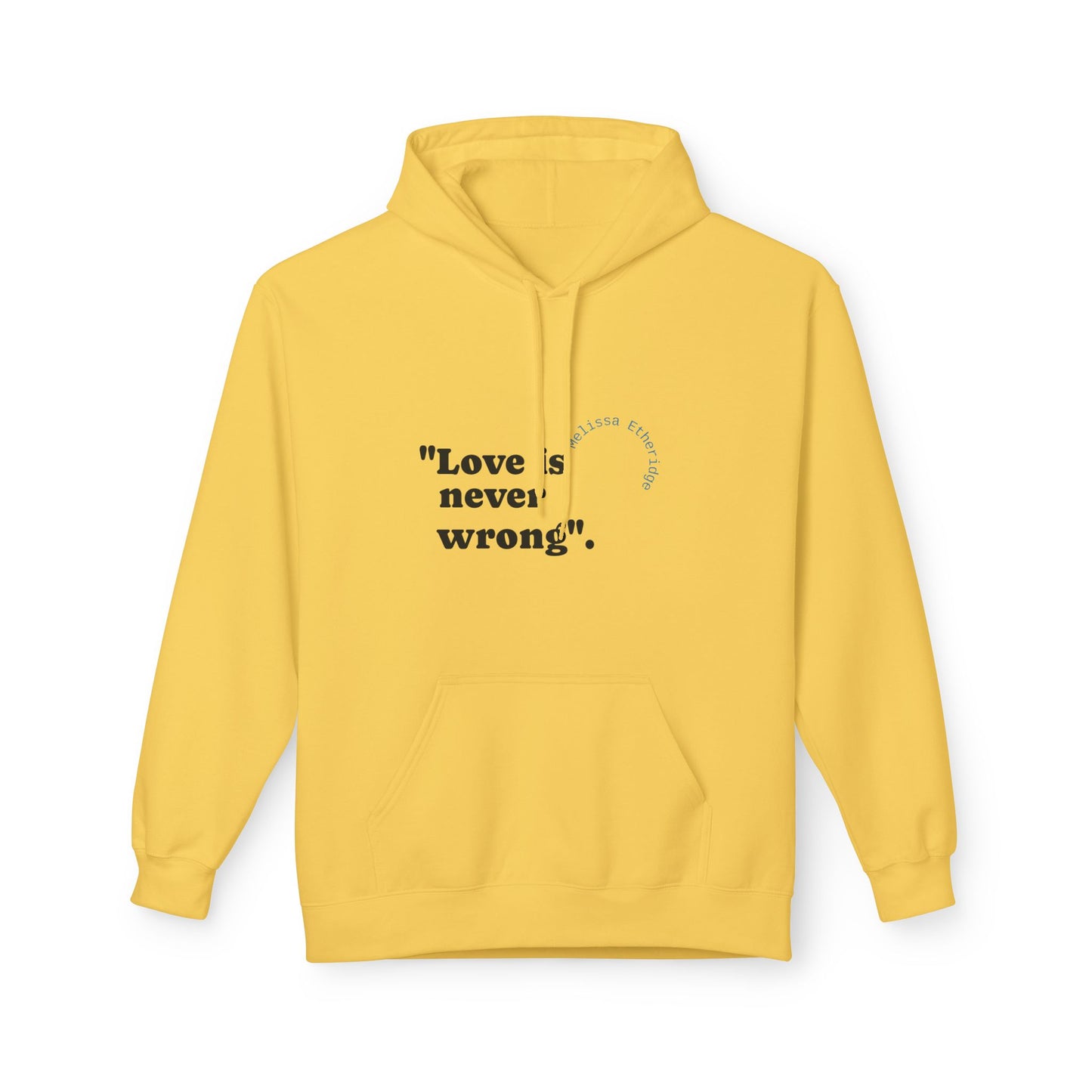 Unisex Pride Hoodie - Love Is Never Wrong