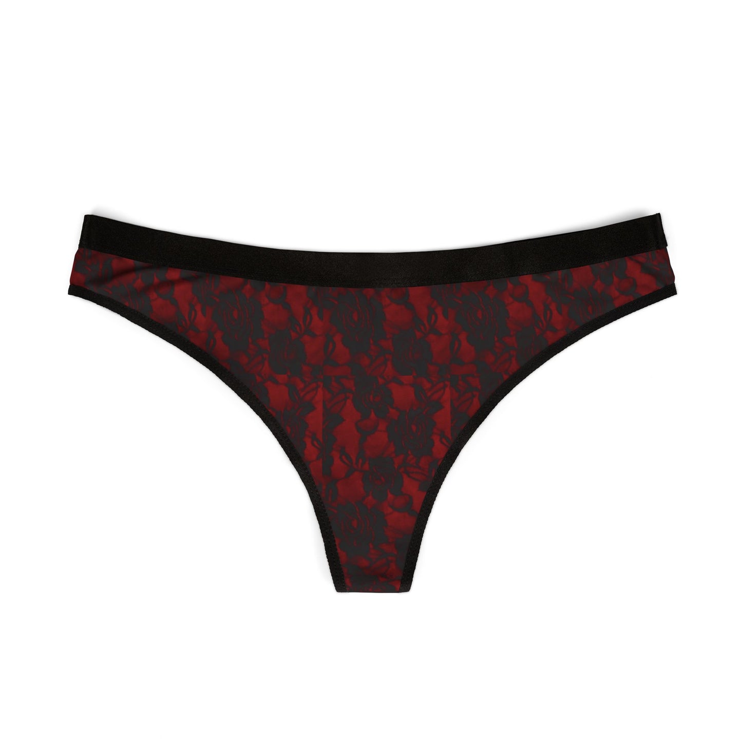 Red Lace Thong