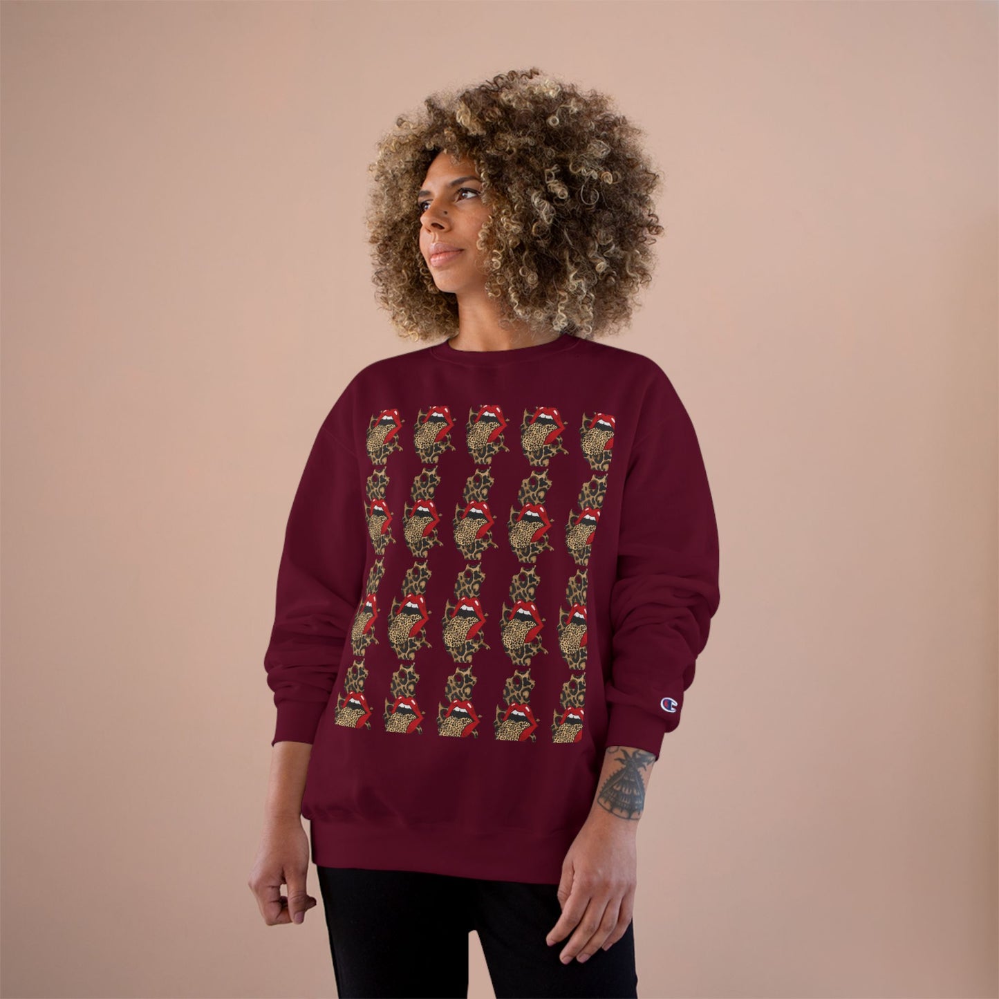 Women's Animal Print Sweatshirt - Champion